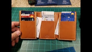 Making a TriFold Wallet [upl. by Skeie]