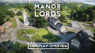 Manor Lords  Gameplay Overview  Medieval RTSCitybuilder [upl. by Malo]