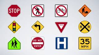 Road Safety Signs for Kids [upl. by Mcadams]