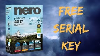 Nero 2017 Platinum  Serial key [upl. by Oirrad]