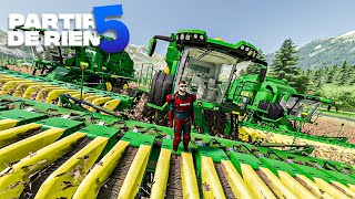 ENSILAGE avec coupe XXL   Partir De Rien Saison 5 26  Farming Simulator 22 [upl. by Adalbert]