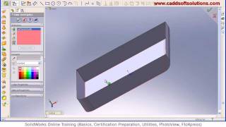 SolidWorks Fillet Surface Tutorial  Surface Modeling Tutorial [upl. by Idnil888]