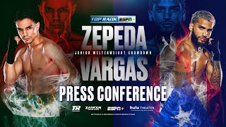 Jose Zepeda vs Josue Vargas  Final Press Conference [upl. by Gruchot]