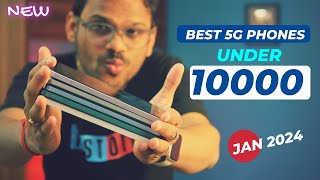 TOP 5 Best 5G Phones Under 10000 in JAN 2024 l Best Mobile Under 10000 [upl. by Donoghue]