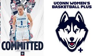 2024 5Star G Allie Ziebell Commits to UConn Huskies  Womens College Basketball Recruiting [upl. by Salamone]