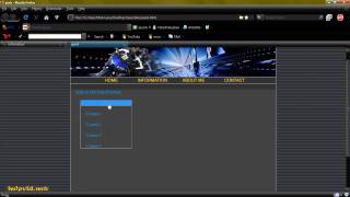 Dreamweaver Tutorial Spry Collapsible Panel [upl. by Nivat]