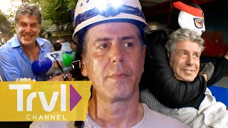 Anthony’s MOST OUTRAGEOUS Adventures  Anthony Bourdain No Reservations  Travel Channel [upl. by Dot]