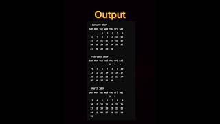 Calendar in Java  How to Create a Full Year Calendar in Java  Java Coding Tutorial [upl. by Ennirac]