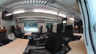 360  VR train in Finland  restaurant car [upl. by Nosliw]