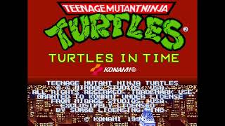 Teenage Mutant Ninja Turtles Turtles in Time  Sewer Surfin Scene 3 ARCADE OST [upl. by Grenville697]