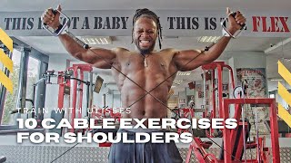 10 BEST Cable Exercises For Shoulders [upl. by Ymassej334]