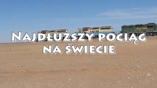 Najdłuższy pociąg na świecie  kolej mauretańska na Saharze  Bezdroża 4x4 [upl. by Bourque270]