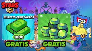 ✅Billetes Crustaceos y Gemas GRATIS🤑 en Brawl Stars✅ [upl. by Tolecnal]