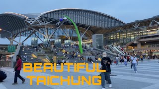 4K BEUATY OF TAICHUNG TRAIN STATION TAIWANWALKING AROUND [upl. by Allix701]