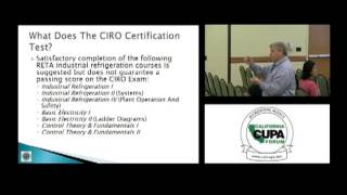 AMMONIA REFRIGERATION TRAINING STANDARDS [upl. by Mccurdy]