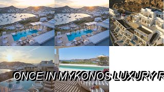 Once in Mykonos Luxury Resort Ornos Greece [upl. by Steiner]