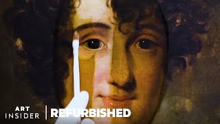 How Old Paintings Are Professionally Restored  Refurbished  Art Insider [upl. by Brace]