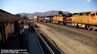 Tehachapi Live Train Cams at the Tehachapi Depot Railroad Museum [upl. by Eiramyllek]