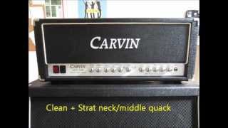 Carvin MTS 3200 Tube head demo video [upl. by Dredi679]