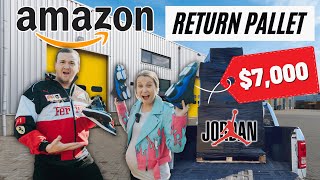 We Spent 750 on a Pallet of Amazon Returns  Unboxing 7000 in MYSTERY Items [upl. by Keldah]