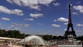 Paris  Timelapse Tour Eiffel full HD [upl. by Ainollopa]