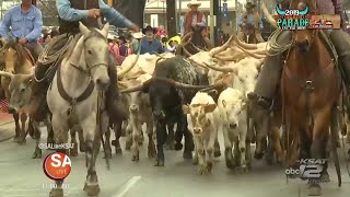 2019 Western Heritage Parade amp Cattle Drive  SA Live  KSAT 12 [upl. by Ziwot243]