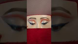 Bridal full cut crease eyeshadow tutorial Easy bridal eye makeup tutorial makeuptutorial shorts [upl. by Suravat]