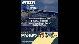 Masters at Charles Darwin University Australia [upl. by Coray883]