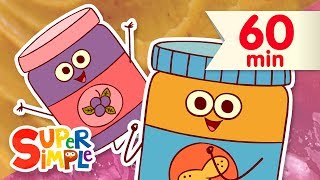 Peanut Butter amp Jelly   More Kids Songs  Super Simple Songs [upl. by Jereme607]