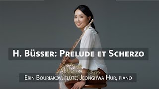 H Büsser Prelude et Scherzo for Flute and Piano Op 35 [upl. by Aseen307]