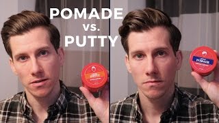 Pomade vs Putty Whats the difference [upl. by Kasevich]