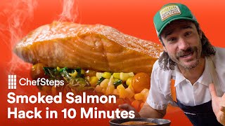 How to Make Buttery Smoked Salmon in Less Than 15 Minutes—With an Air Fryer [upl. by Sefton757]