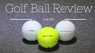 Titleist AVX Pro V1x vs Taylormade TP5 Golf Ball Review Test Summary [upl. by Yeclek]