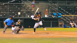 Cameron Phillips Professional Baseball  Blackwell Flycatchers  Pecos League Baseball [upl. by Aisatan]