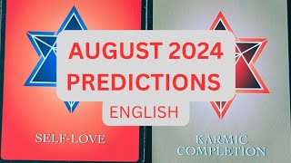 AUG 2024 PREDICTIONS amp HEALING in ENGLISH DETAILED WITH WEEKLY GUIDANCE august aug🤞🤩 monthlytarot [upl. by Lednic]