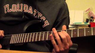 Tutorial  Metallica  Blackened intro riff [upl. by Petra]