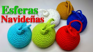 🎄 Esferas Navideñas a Crochet  Paso a Paso 🎄 [upl. by Arabelle558]