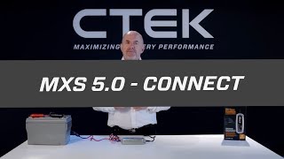 Tutorials  CTEK MXS 50  How to connect [upl. by Frech]