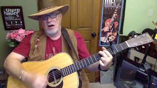 217b  Unwed Fathers  John Prine cover  Vocal  Martin HD28e amp chords [upl. by Maleen]