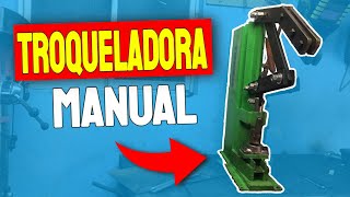 😱 Como Hacer una TROQUELADORA MANUAL CASERA [upl. by Yawnoc956]