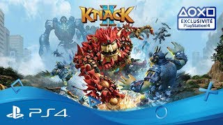 Knack 2  Trailer de lancement  Disponible  PS4 [upl. by Emyam]