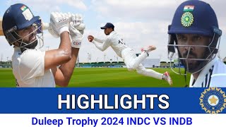 Full Highlights।। Duleep Trophy 2024।। IND B vs IND C ।। DAY 2 Highlight।। duleep Trophy highlight। [upl. by Llyrat482]