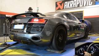 Audi R8 v10 Akrapovic [upl. by Chemaram]