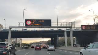 ¿Cómo son las Autopistas ESPAÑOLAS Madrid M30  Viaje en COCHE [upl. by Maritsa]