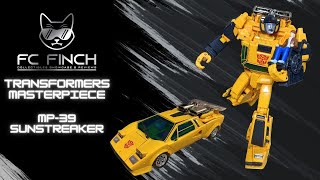 TRANSFORMERS MASTERPIECE MP39 SUNSTREAKER FINCH REVIEWS [upl. by Kirbee339]