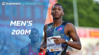 Erriyon Knighton breaks Usain Bolts 200m meeting record in Oslo  Wanda Diamond League 2023 [upl. by Idnam]