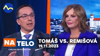 Tomáš vs Remišová  Na telo [upl. by Aikahc]