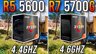 Ryzen 5 5600 vs Ryzen 7 5700G  Big Difference [upl. by Bodrogi834]