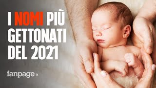 I nomi per bambini più gettonati del 2021 Aria per le femmine Gioele per i maschi [upl. by Laved]