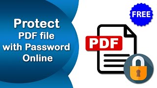 How to protect pdf file with password online free [upl. by Downs]